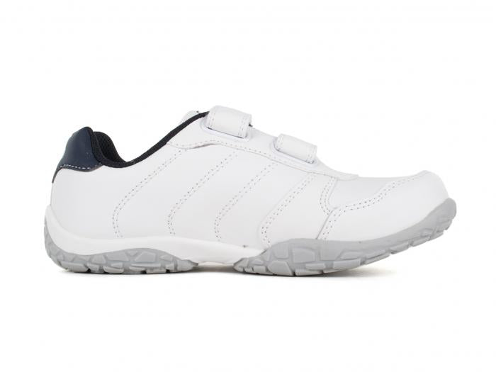 Juami New White/Navy Gympaskor, Stl 24-31