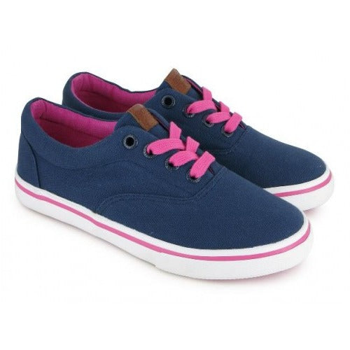 Premita Navy/Fuchsia Sneakers, Stl 31-38