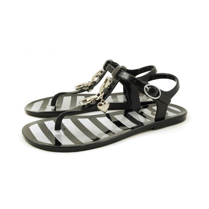 Acapulco Black & White Strandskor, Stl 33-36